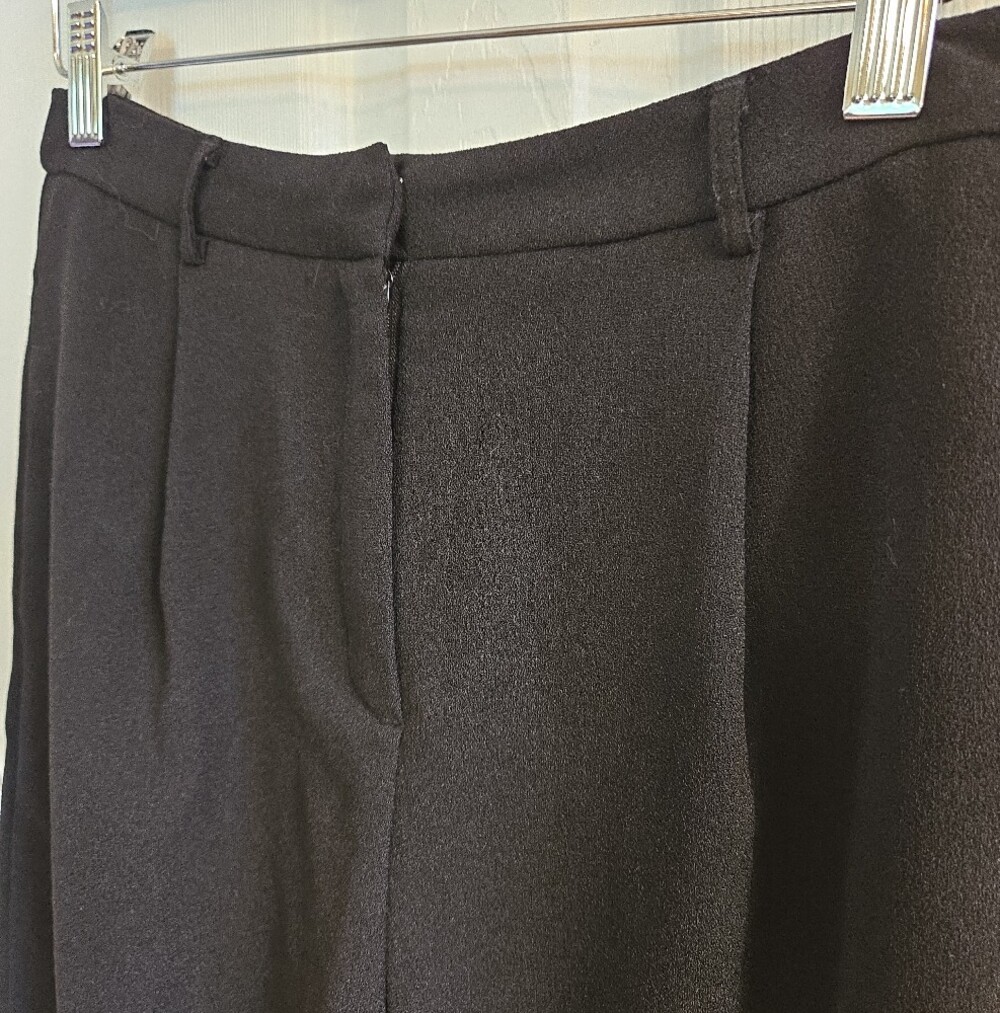 Wide Leg High-waist Culottes Cropped Pants - Picture 3 of 11
